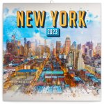 Poznámkový kalendář New York 2023 - nástěnný kalendář