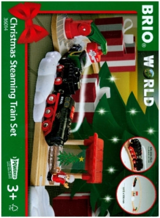 BRIO Batterie-Dampflok Weihnachts-Set (Hračka)