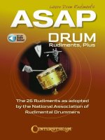 ASAP Drum Rudiments, Plus: The 26 Rudiments as Adopted by the National Association of Rudimental Drummers