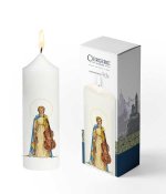Cierge blanc - Sainte Cécile