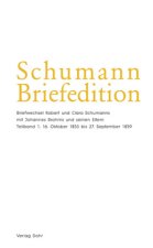 Schumann-Briefedition / Schumann-Briefedition II.3, 4 Teile