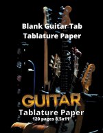 Blank Guitar Tab Tablature Paper