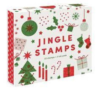 Jingle Stamps 22 stamps + 2 ink pads /anglais