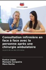 Consultation infirmi?re en face ? face avec la personne apr?s une chirurgie ambulatoire
