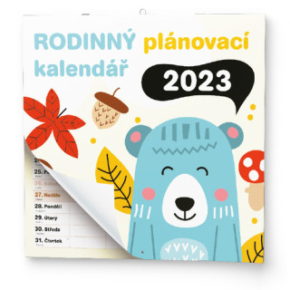 Rodinný plánovací kalendář 2023 - nástěnný kalendář