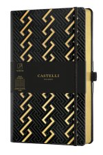 Carnet C&G grand format ligné romans gold
