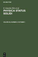 Physica status solidi, Volume 29, Number 2, October 1