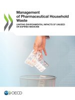 Management of pharmaceutical household waste
