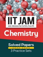 IIT JAM Chemistry Solved Papers (2022-2005) and 3 Practice Sets