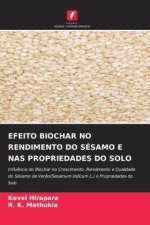 EFEITO BIOCHAR NO RENDIMENTO DO SÉSAMO E NAS PROPRIEDADES DO SOLO
