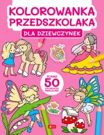 Dla dziewczynek. Kolorowanka przedszkolaka