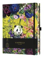 Carnet Eden très grand format ligné panda