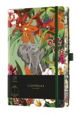 Carnet Eden grand format uni éléphant