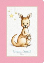 CSB Great and Small Bible, Pink Leathertouch: A Keepsake Bible for Babies