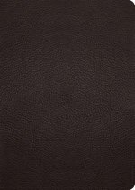 ESV Study Bible, Large Print (Buffalo Leather, Deep Brown)