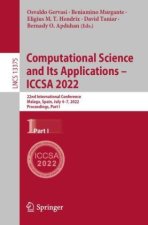 Computational Science and Its Applications - ICCSA 2022