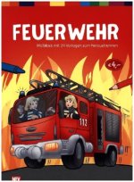 Feuerwehr - Malblock mit 24 Vorlagen zum Heraustrennen