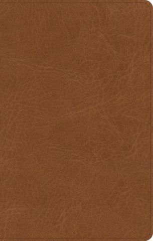 CSB Single-Column Personal Size Bible, Saddle Genuine Leather