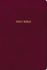KJV Rainbow Study Bible, Burgundy Leathertouch