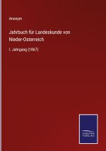 Jahrbuch fur Landeskunde von Nieder-Osterreich