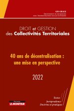 Droit et Gestion des Collectivités Territoriales - 2022