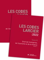 Codes Larcier 2022 - Tome 3 Droit de l entreprise, de l économie et de la finance