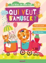 Qui veut s'amuser ? (Train animaux) - Point à point, Labyrinthes, Mots fléchés ...