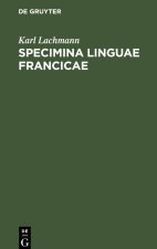 Specimina linguae francicae