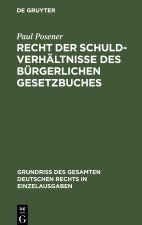 Recht der Schuldverhältnisse des Bürgerlichen Gesetzbuches