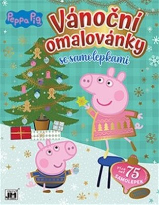 Vánoční omalovánky Peppa Pig