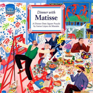 Dinner with Matisse  A 1000 Piece Dinner Date Jigsaw Puzzle