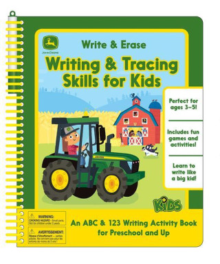 John Deere Kids Write & Erase Writing & Tracing Skills for Kids