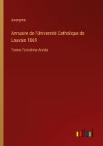 Annuaire de l'Universite Catholique de Louvain 1869