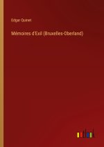 Memoires d'Exil (Bruxelles-Oberland)