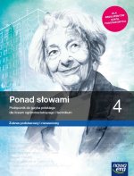 Nowe język polski Ponad słowami podręcznik klasa 4 część liceum i technikum zakres podstawowy i rozszerzony 63352