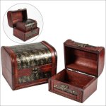 Schatzkisten-Set aus Holz, 2er, Madagaskar, ca. 18 x 14 x 13 cm und 14 x 12 x 10 cm