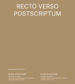 Recto Verso, postscriptum