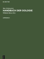 Handbuch der Oologie, Lieferung 3, Handbuch der Oologie Lieferung 3