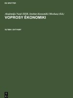 Voprosy e?konomiki, 10/1984, Oktyabr'