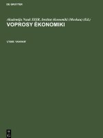 Voprosy e?konomiki, 1/1981, Yanvar'