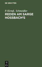 Reden am Sarge Hoßbach?s