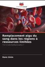 Remplacement aigu du sang dans les régions ? ressources limitées