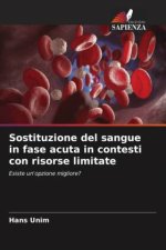 Sostituzione del sangue in fase acuta in contesti con risorse limitate