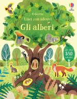 alberi. Libri con adesivi