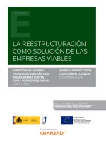 La reestructuración como solución de las empresas viables (Papel + e-book)