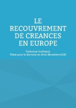 recouvrement de creances en Europe