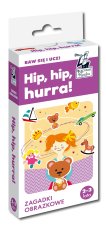 Kapitan Nauka. Zagadki obrazkowe. Hip, hip, hurra! 2-3 lata