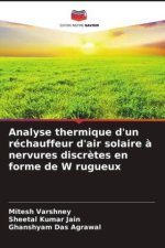 Analyse thermique d'un réchauffeur d'air solaire ? nervures discr?tes en forme de W rugueux