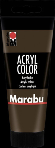 Marabu Acryl Color akrylová barva - tmavě hnědá 100 ml