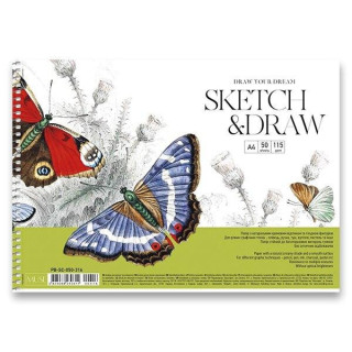 Shkolyaryk Náčrtník A4 - Sketch&Draw 50 listů